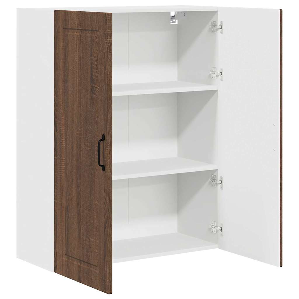 Dulap suspendat de bucatarie Stejar inchis 80 x 31 x 100 cm — imaginea 6