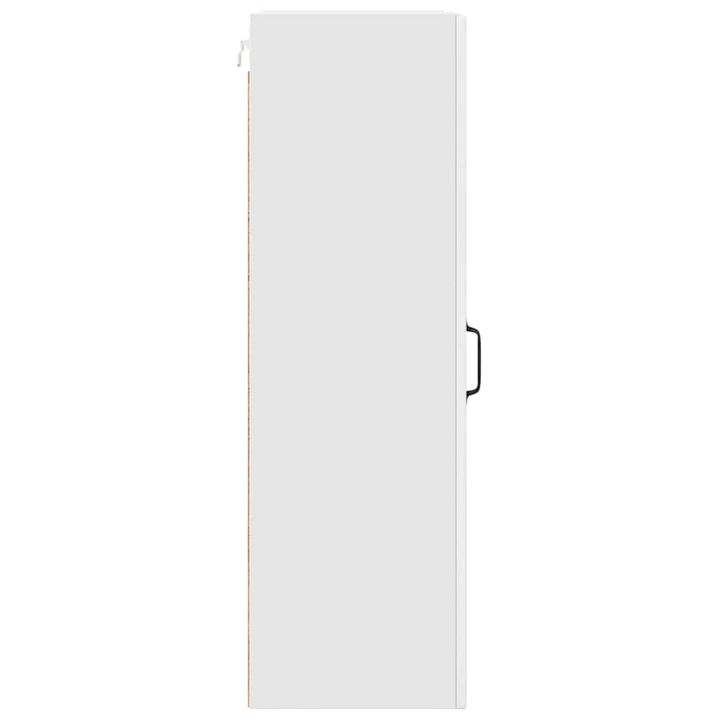 Dulap suspendat de bucatarie cu usa Alb lucios 50 x 31 x 100 cm — imaginea 8