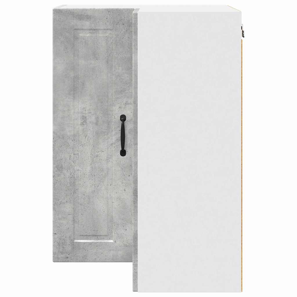 Dulap suspendat de bucatarie Gri din beton 57 x 57 x 80 cm — imaginea 7