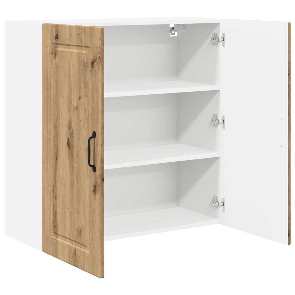 Dulap suspendat de bucatarie Stejar Artizanal 80 x 31 x 80 cm — imaginea 6