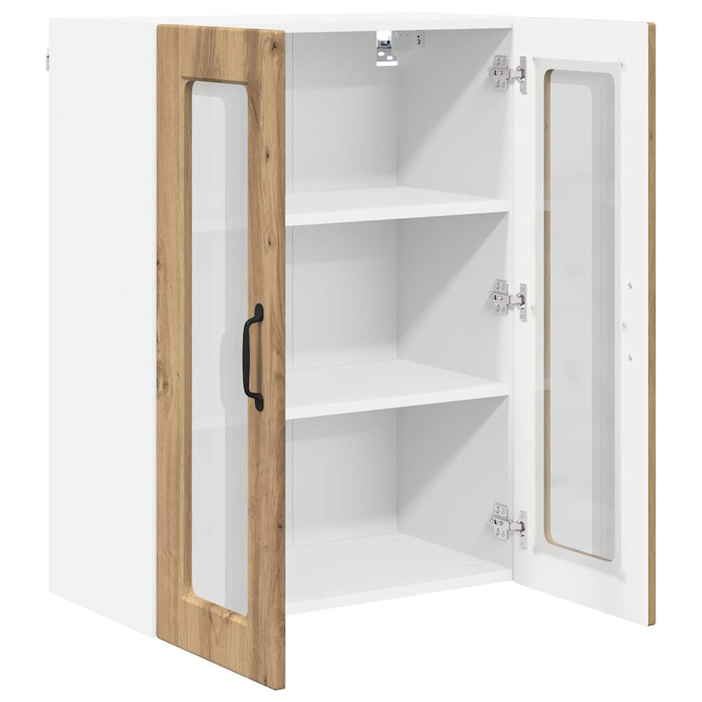 Dulap suspendat de bucatarie Stejar Artizanal 60 x 31 x 80 cm — imaginea 6