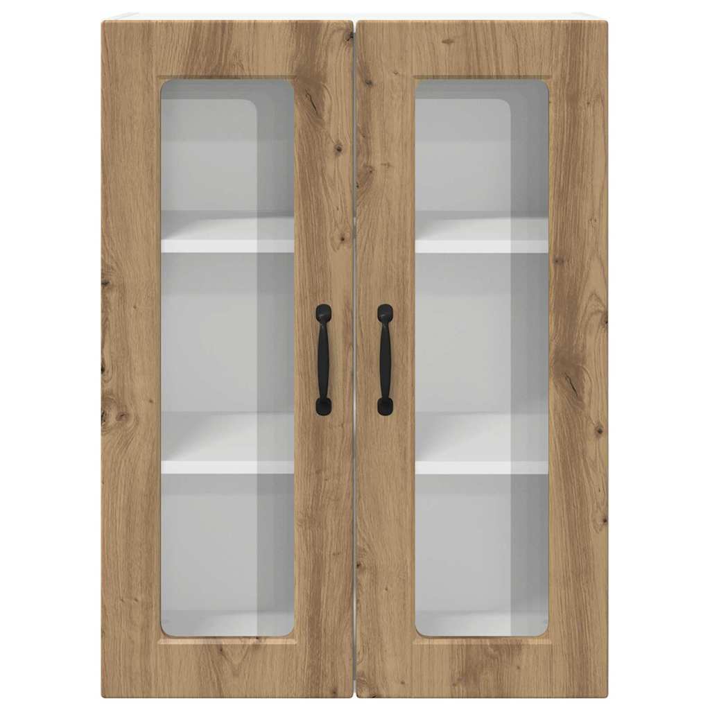 Dulap suspendat de bucatarie Stejar Artizanal 60 x 31 x 80 cm — imaginea 7