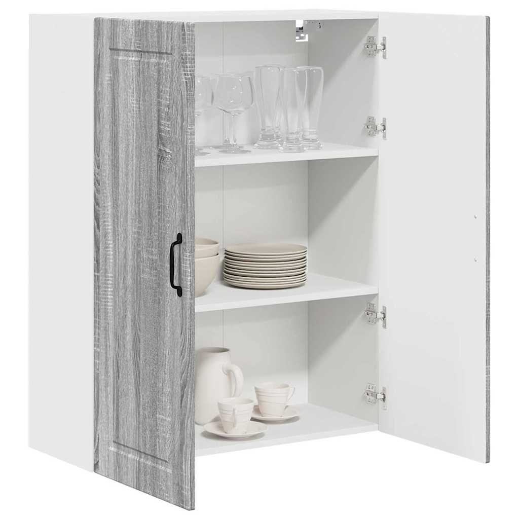 Dulap suspendat de bucatarie cu usa Gri Sonoma 80 x 31 x 100 cm — imaginea 4