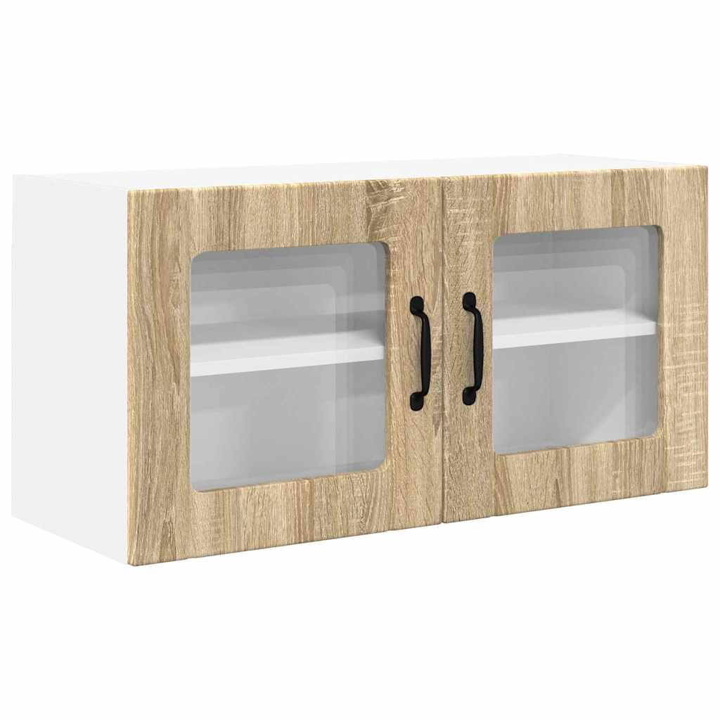 Dulap suspendat de bucatarie Stejar Sonoma 80 x 31 x 40 cm