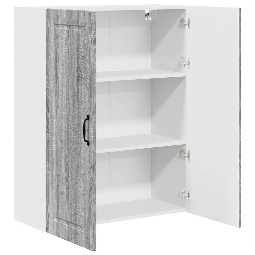 Dulap suspendat de bucatarie cu usa Gri Sonoma 80 x 31 x 100 cm — imaginea 6
