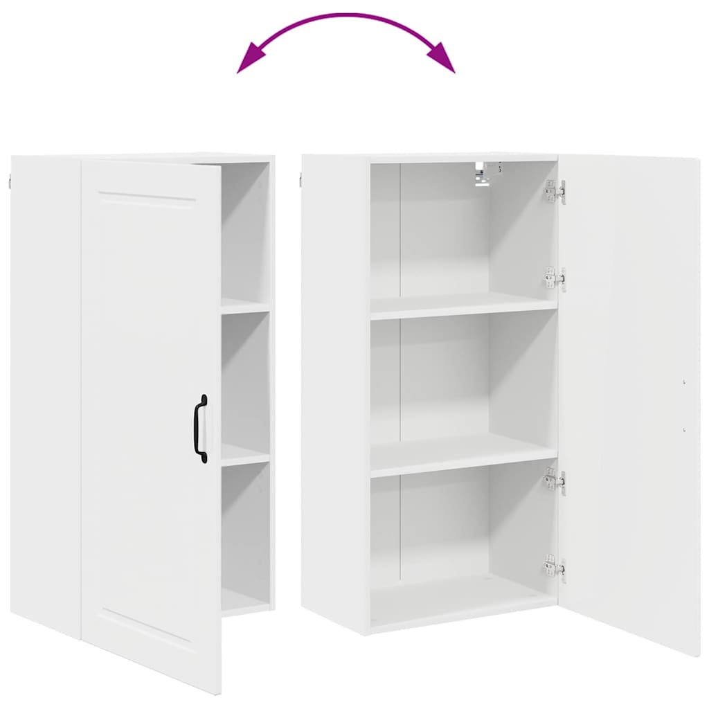Dulap suspendat de bucatarie cu usa Alb lucios 50 x 31 x 100 cm — imaginea 12