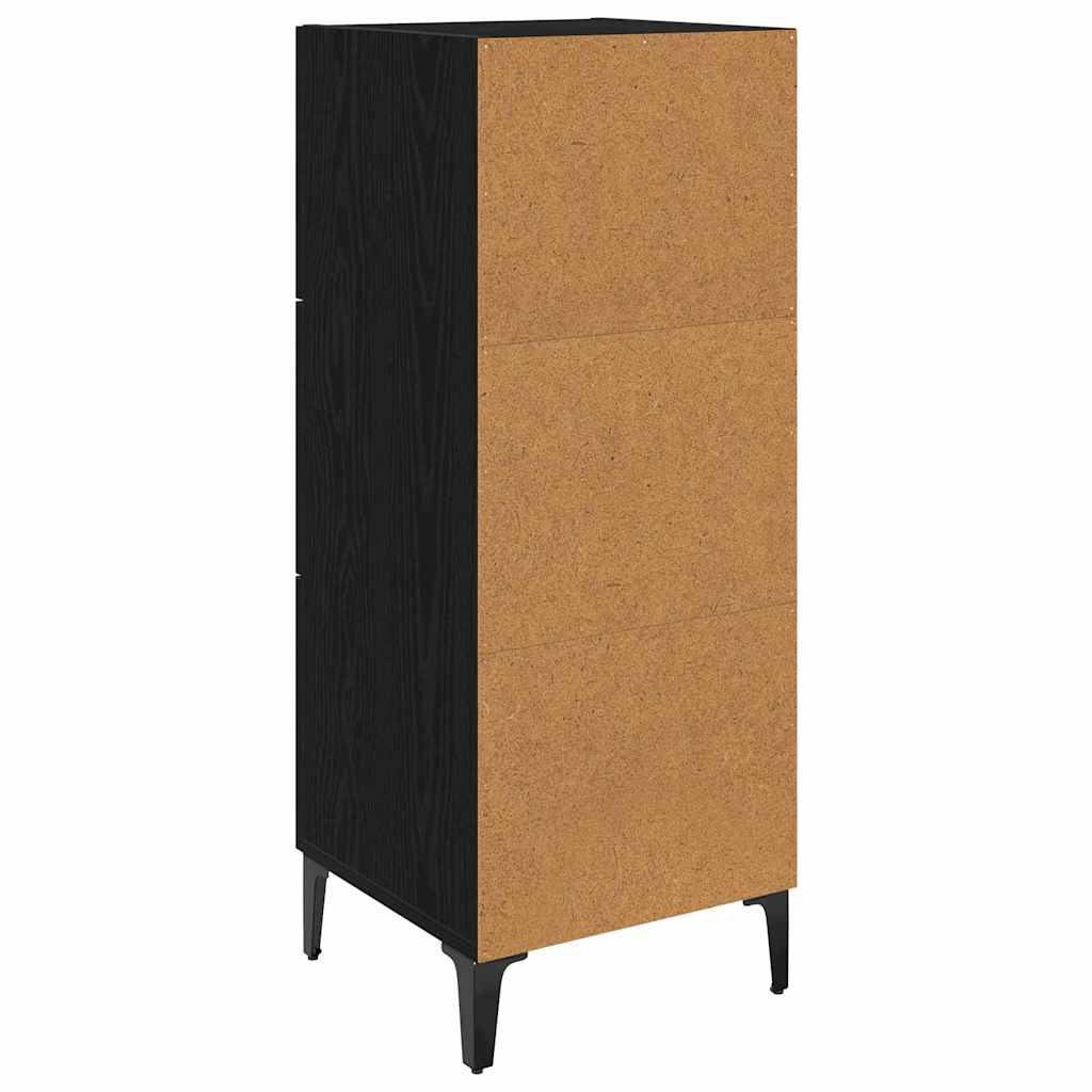 Bufet cu sertar Stejar Negru 34,5 x 34 x 90 cm Lemn compozit — imaginea 8
