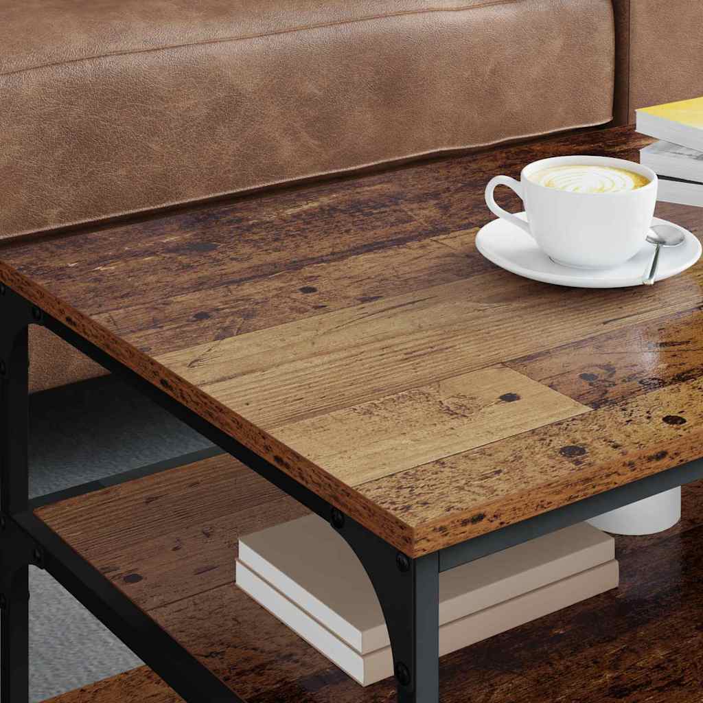 Masa de cafea Lemn Vechi 90 x 49 x 40 cm Lemn compozit — imaginea 5