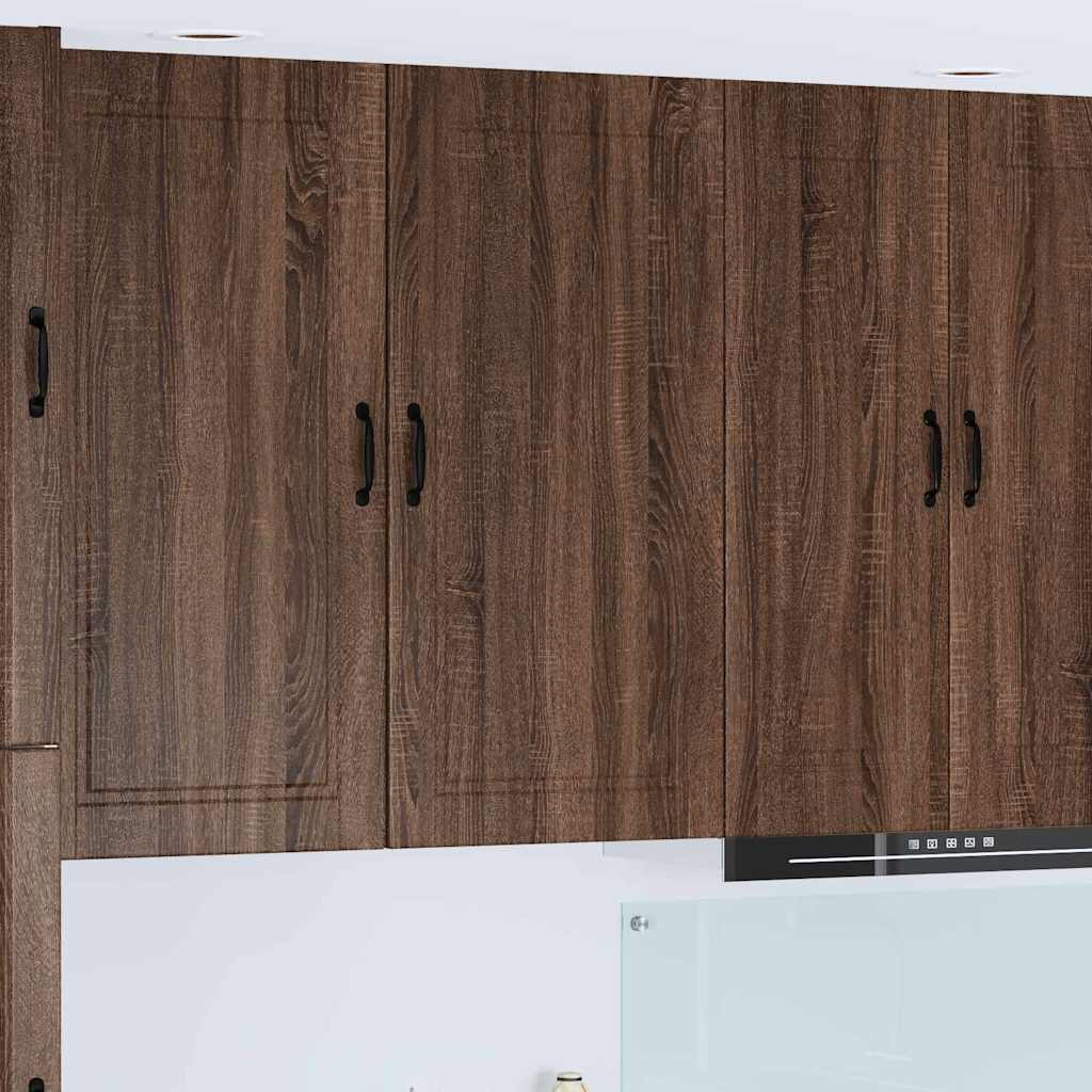 Dulap suspendat de bucatarie Stejar inchis 50 x 31 x 100 cm — imaginea 2