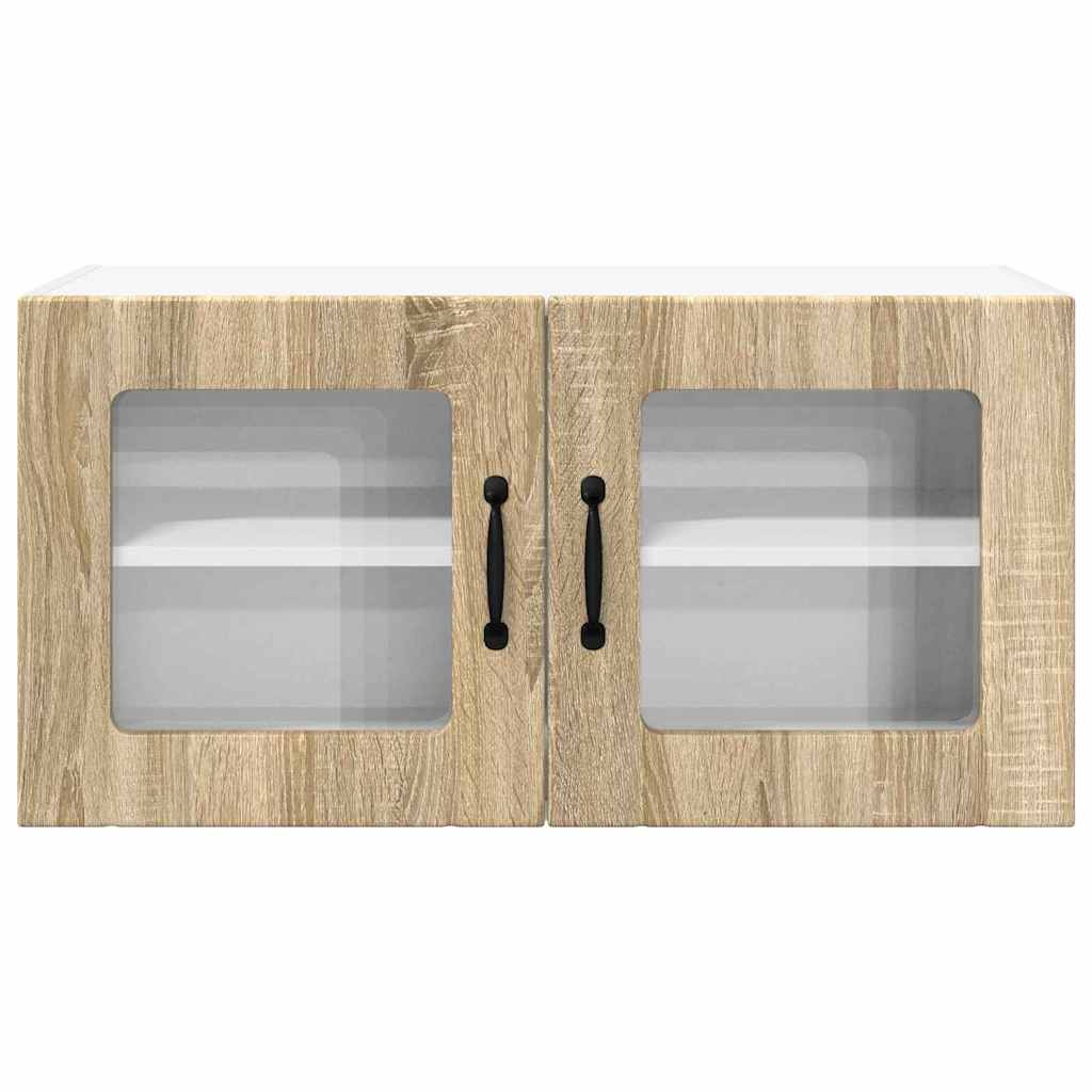 Dulap suspendat de bucatarie Stejar Sonoma 80 x 31 x 40 cm — imaginea 7