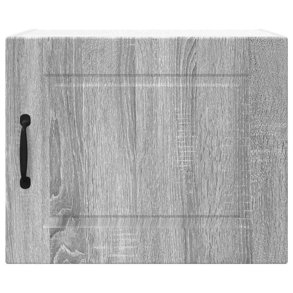Dulap suspendat de bucatarie cu raft Gri Sonoma 50 x 31 x 40 cm — imaginea 7