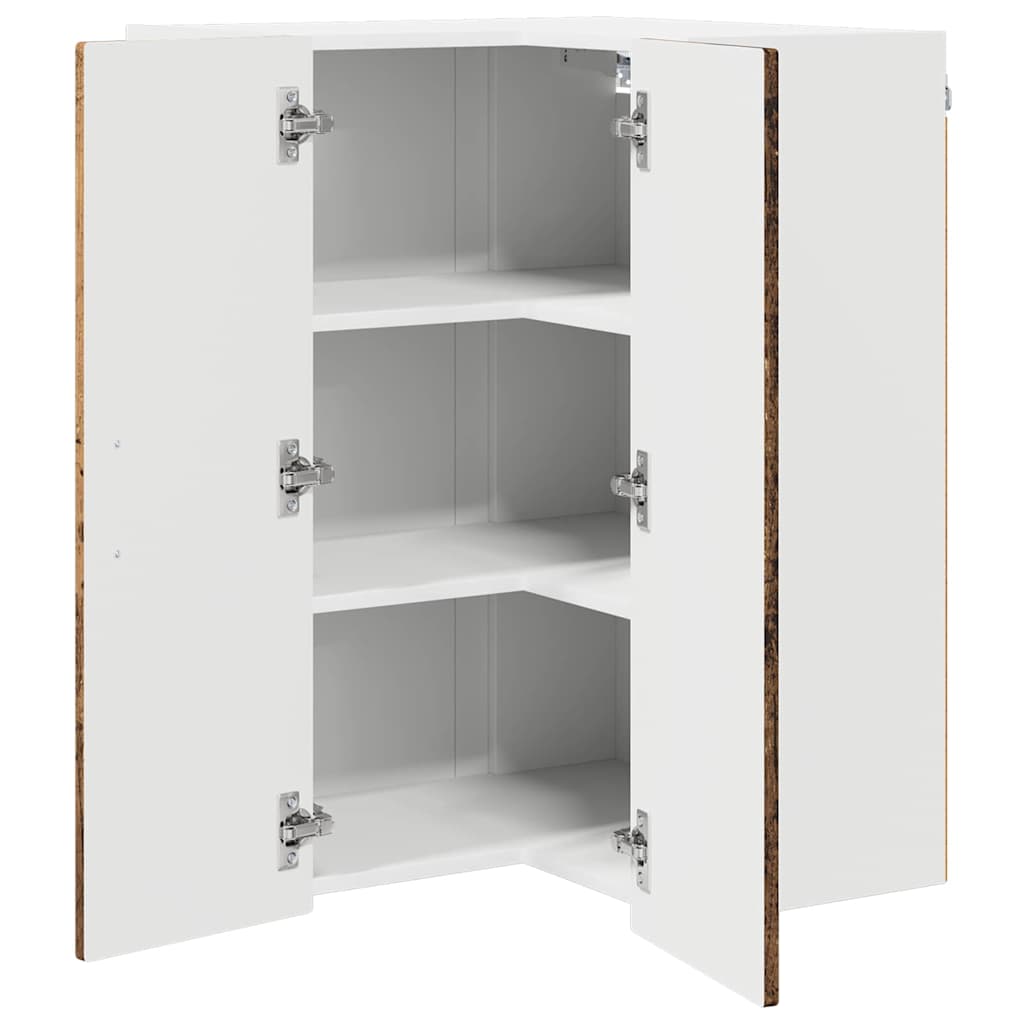 Dulap suspendat de bucatarie cu raft Lemn Vechi 57 x 57 x 80 cm — imaginea 6