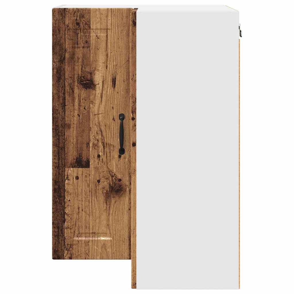 Dulap suspendat de bucatarie cu raft Lemn Vechi 57 x 57 x 80 cm — imaginea 7