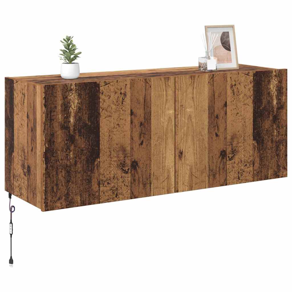 Dulap TV de perete Lemn Vechi 100 x 35 x 41 cm Lemn compozit — imaginea 4