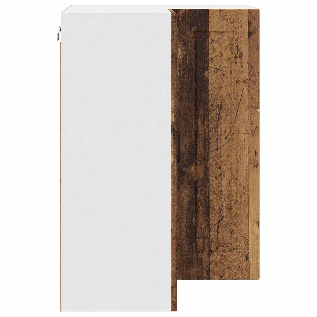 Dulap suspendat de bucatarie cu raft Lemn Vechi 57 x 57 x 80 cm — imaginea 8