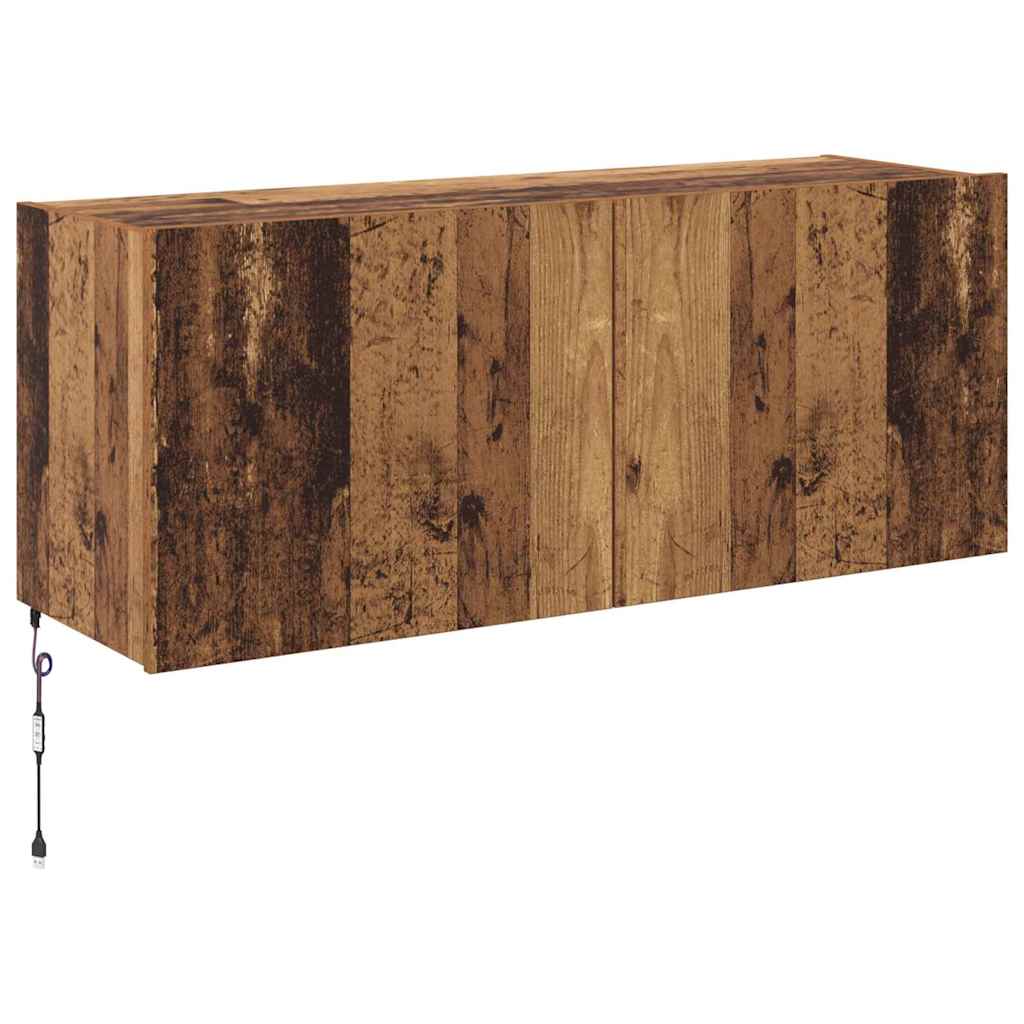 Dulap TV de perete Lemn Vechi 100 x 35 x 41 cm Lemn compozit — imaginea 8
