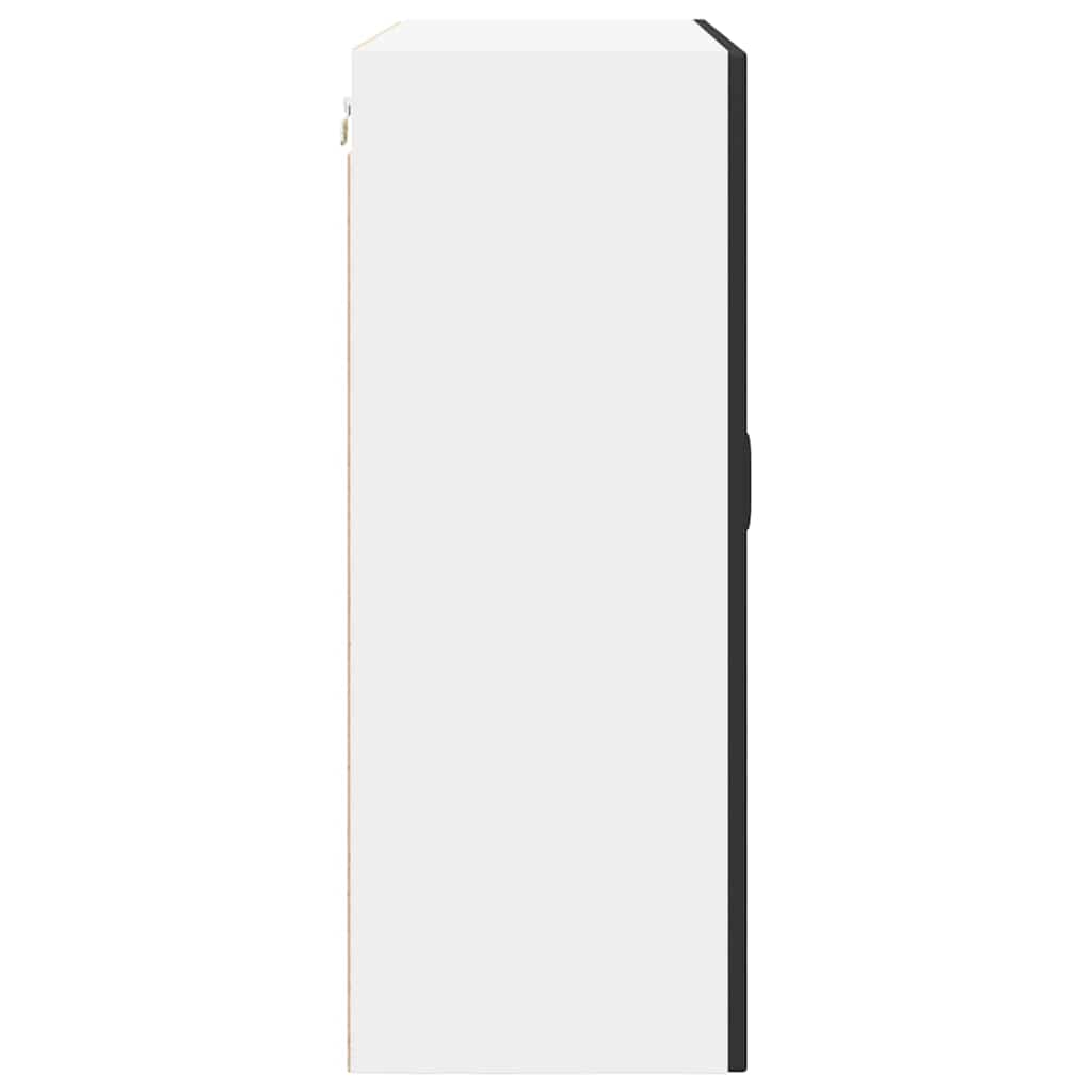 Dulap suspendat de bucatarie cu raft Negru 80 x 31 x 80 cm — imaginea 8