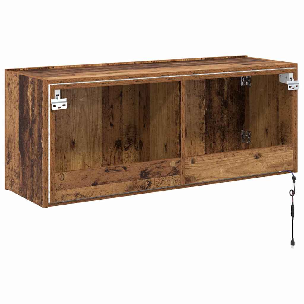 Dulap TV de perete Lemn Vechi 100 x 35 x 41 cm Lemn compozit — imaginea 12