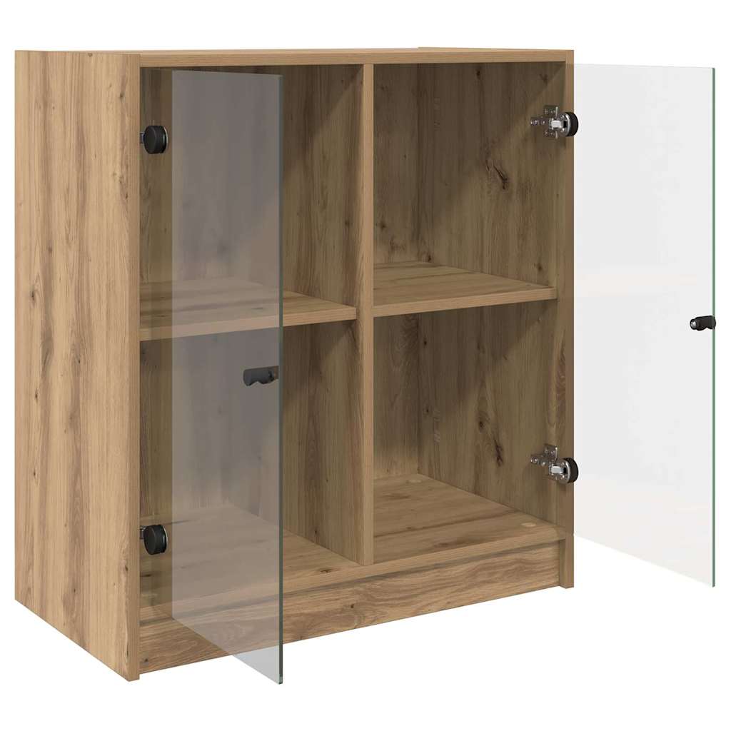 Dulap lateral Stejar Artizanal 68 x 37 x 75,5 cm Lemn compozit — imaginea 6