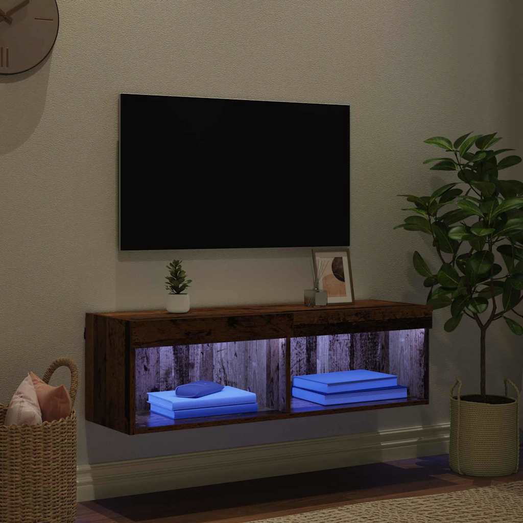 Set comoda TV Lemn Vechi 100 x 30 x 30 cm Lemn compozit — imaginea 6