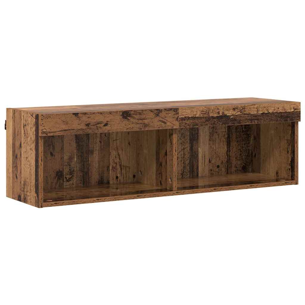 Set comoda TV Lemn Vechi 100 x 30 x 30 cm Lemn compozit — imaginea 8