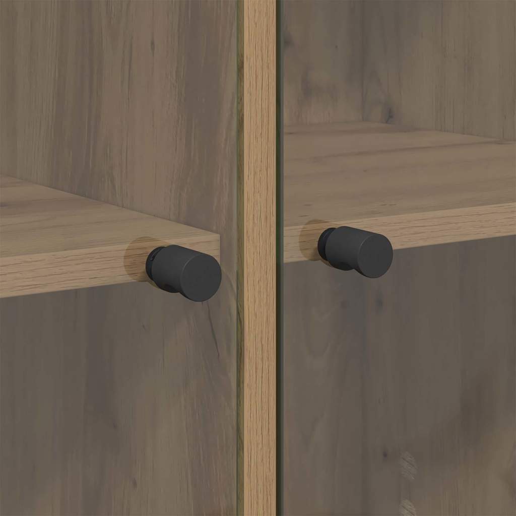 Dulap lateral Stejar Artizanal 68 x 37 x 75,5 cm Lemn compozit — imaginea 11