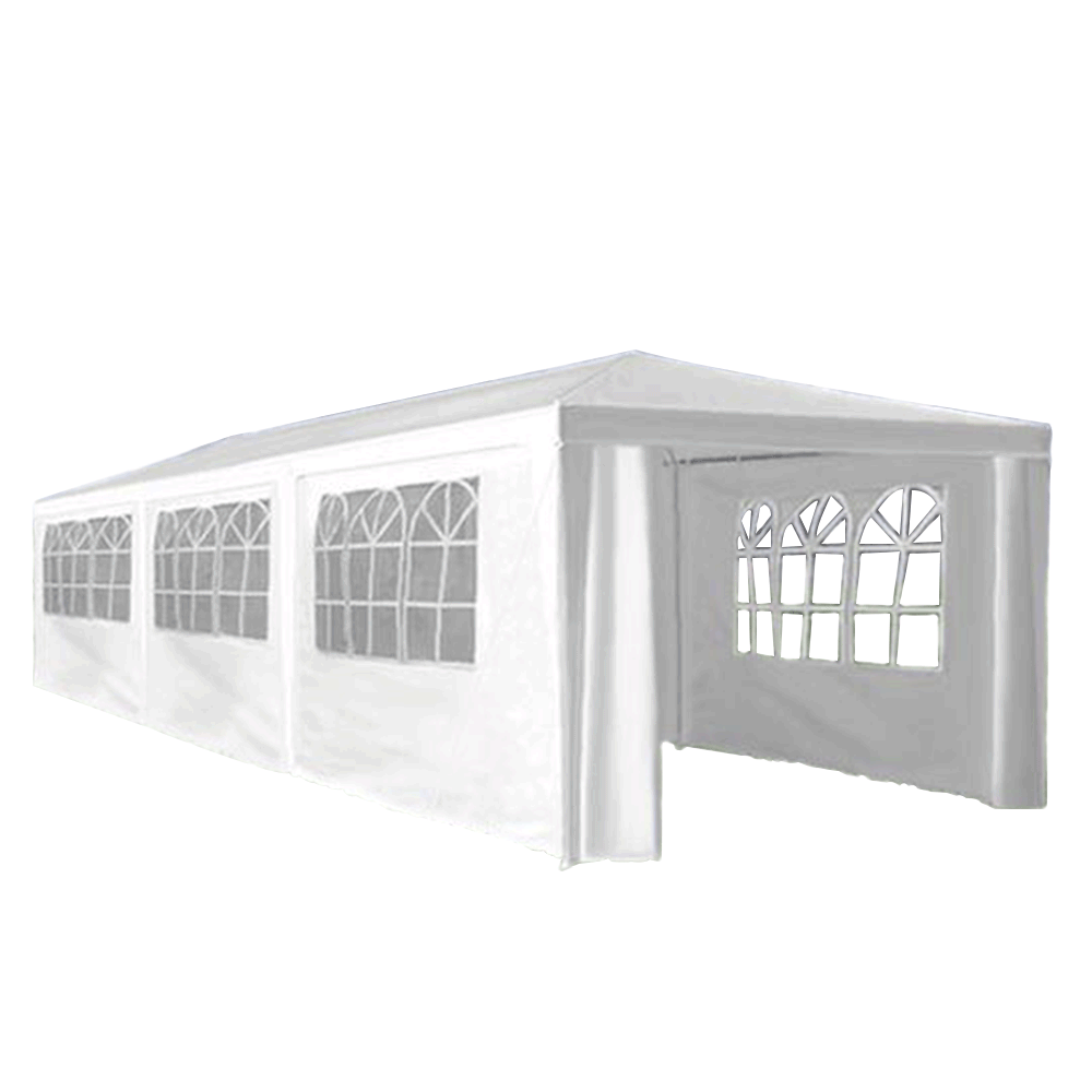 Cort de petrecere de gradina, alb, 3x9 m, TEKNO NEW TIP 3 + 8 fete