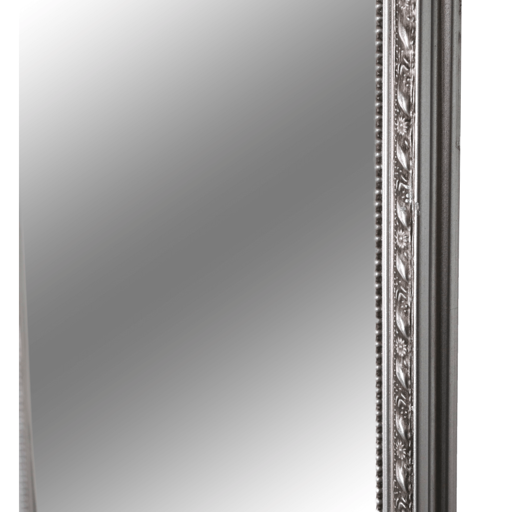 Oglinda, rama argintie din lemn, MALKIA TYP 3