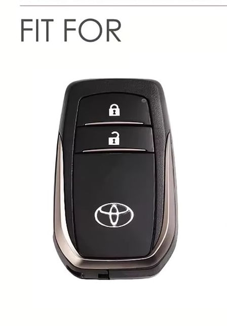 Husa pentru cheie Toyota Corolla Hatchback Yaris Cross Hilux LC200 LC250 LC300 2 butoane
