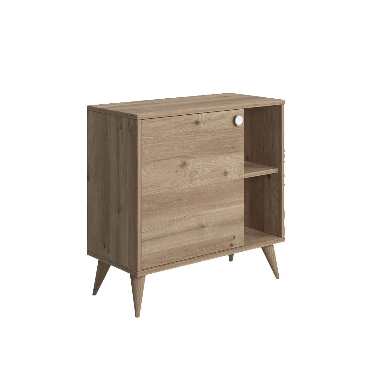 Dulap Raft Cu Usa Vega, Stejar, 75 x 35 x 74 cm — imaginea 3