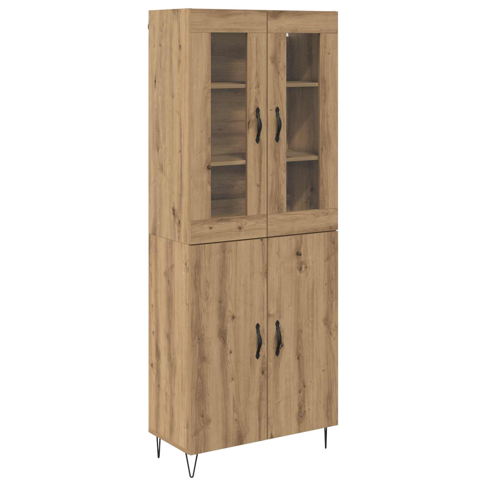 Bufet Stejar Artizanal 69,5 x 34 x 180 cm Lemn compozit