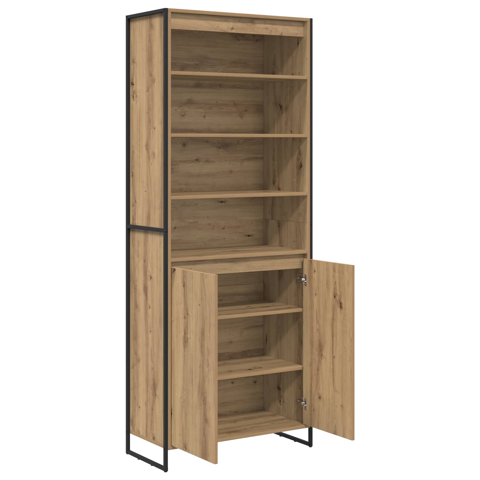 Dulapuri Inalte 2 pcs Stejar artizanal 60 x 36 x 300 cm — imaginea 5