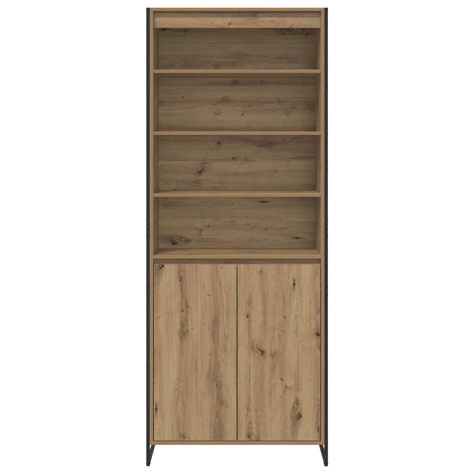 Dulapuri Inalte 2 pcs Stejar artizanal 60 x 36 x 300 cm — imaginea 6