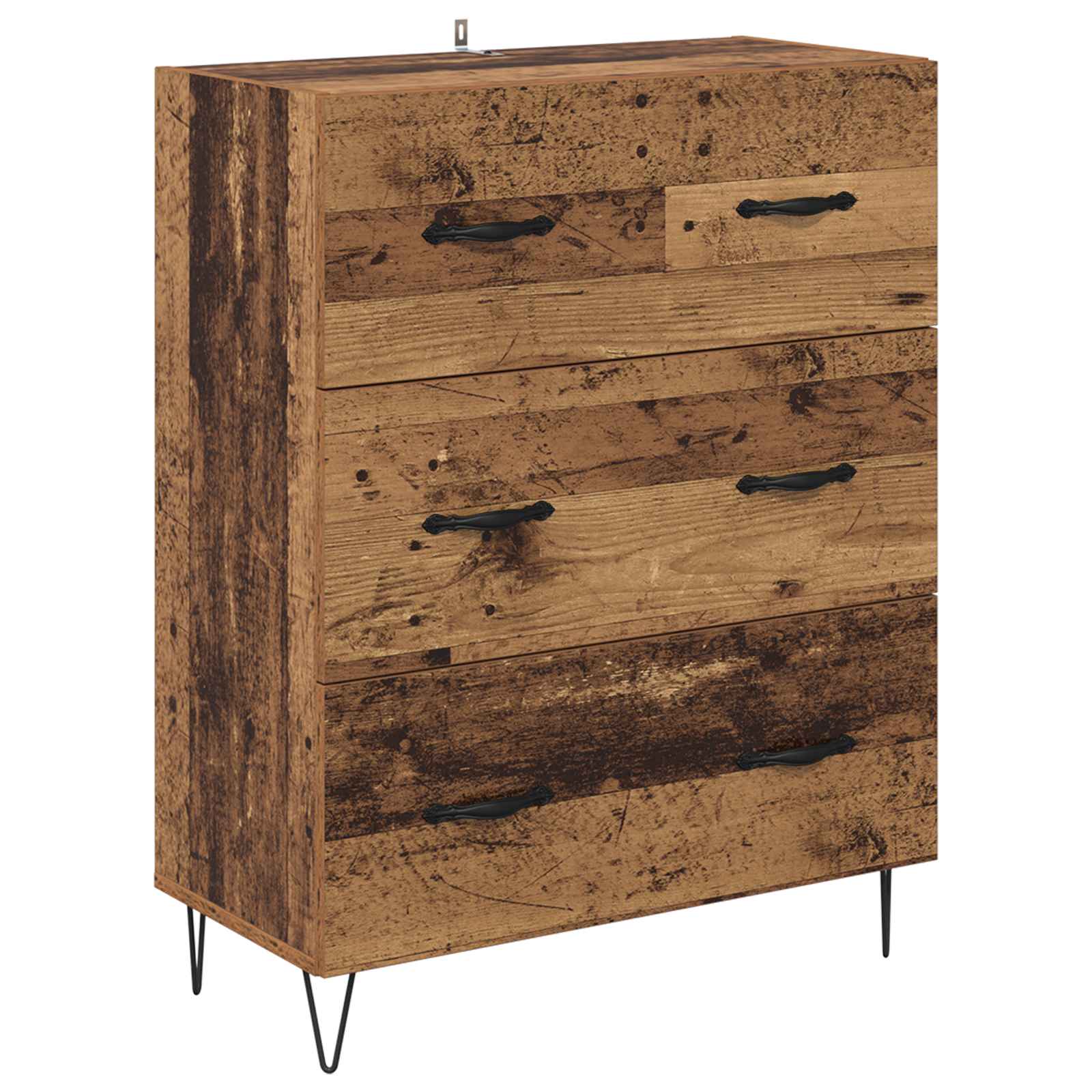Bufet cu sertar Lemn Vechi 69,5 x 32,5 x 180 cm Lemn compozit — imaginea 6