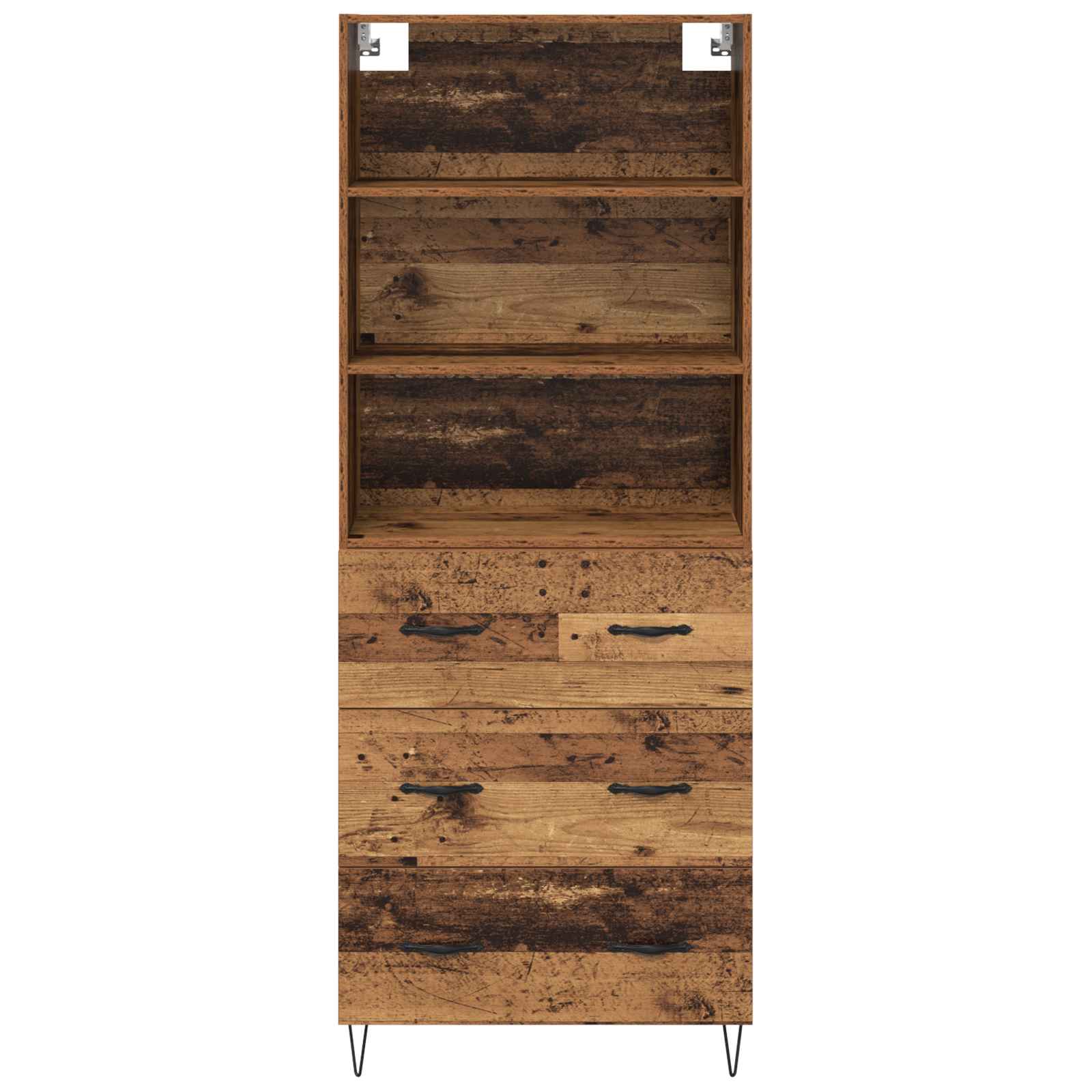 Bufet cu sertar Lemn Vechi 69,5 x 32,5 x 180 cm Lemn compozit — imaginea 8