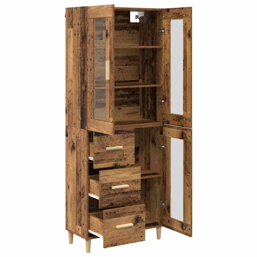 Bufet cu sertar Lemn Vechi 69,5 x 34 x 180 cm Lemn compozit — imaginea 6