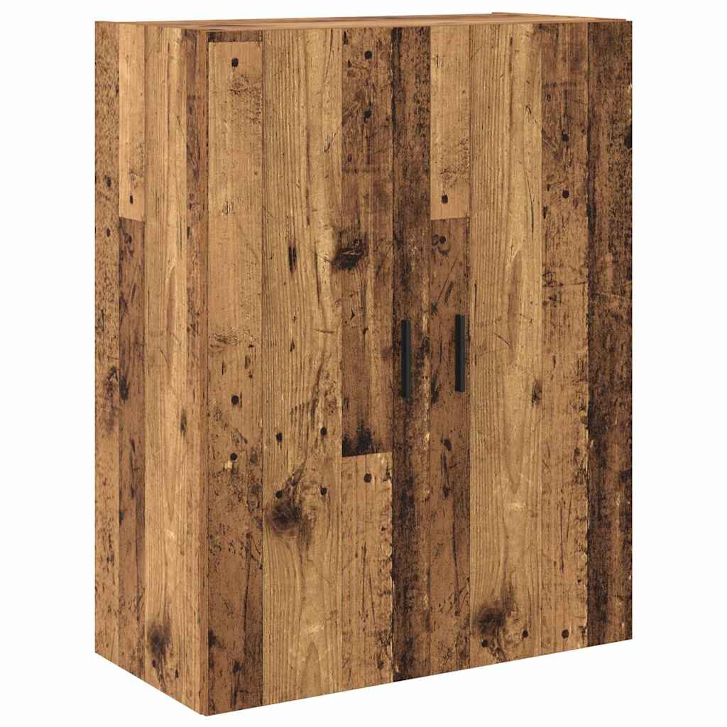 Bufet Lemn Vechi 69,5 x 34 x 180 cm Lemn Stratificat si Sticla — imaginea 8
