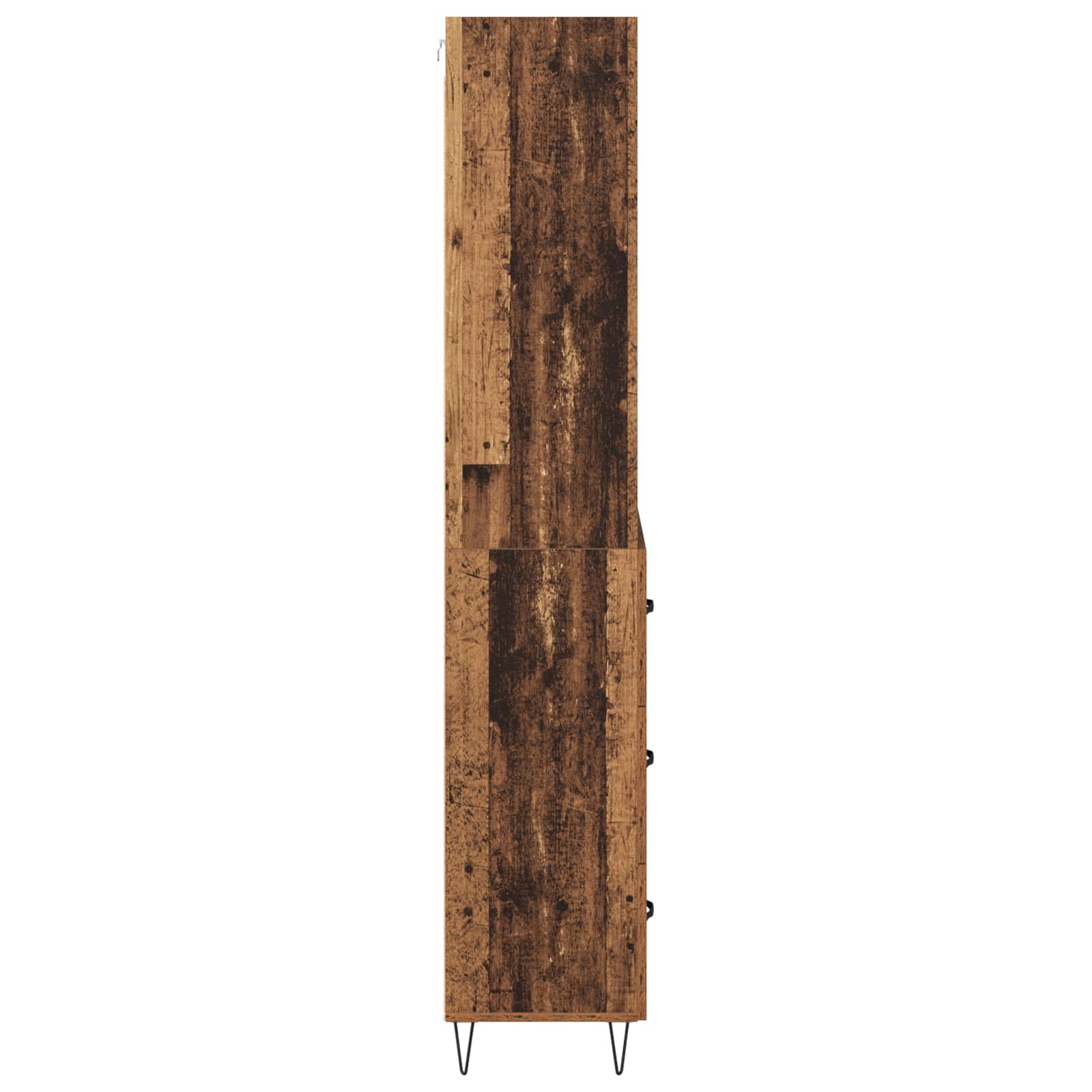 Bufet cu sertar Lemn Vechi 69,5 x 32,5 x 180 cm Lemn compozit — imaginea 9