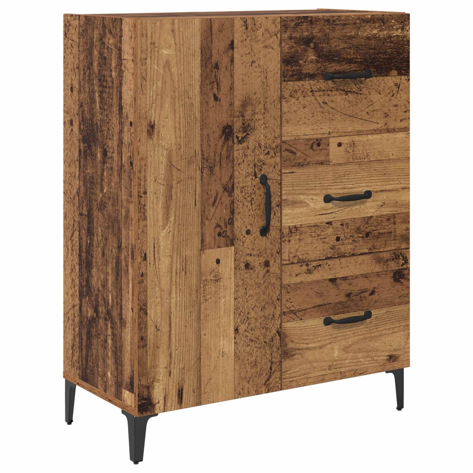 Bufet cu sertar Lemn Vechi 69,5 x 34 x 180 cm Lemn compozit — imaginea 6