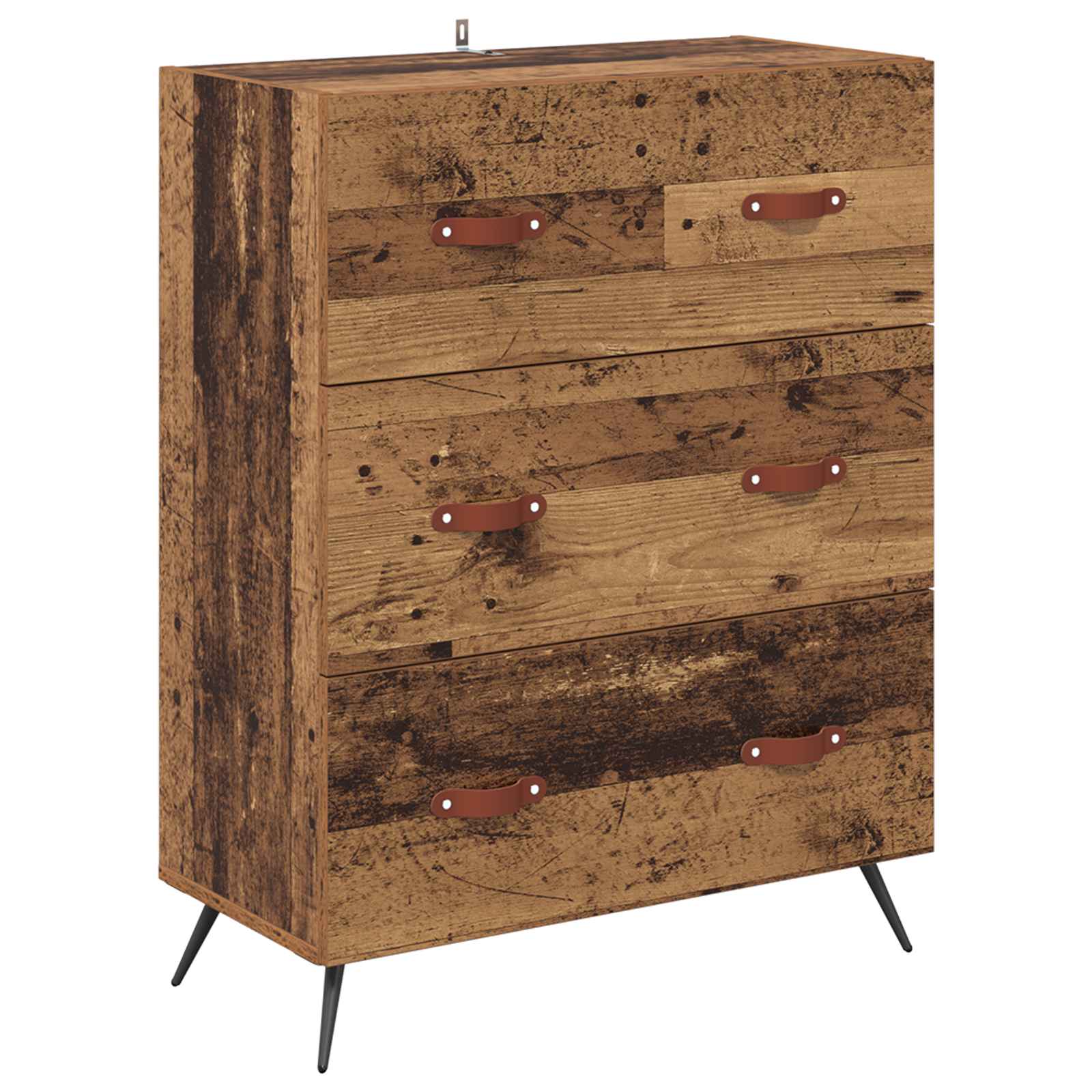 Bufet Pe perete Lemn Vechi 69,5 x 34 x 180 cm Lemn compozit — imaginea 6