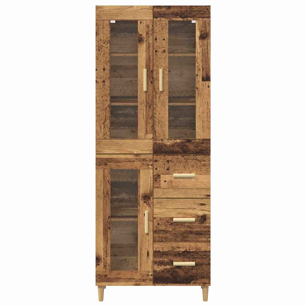 Bufet cu sertar Lemn Vechi 69,5 x 34 x 180 cm Lemn compozit — imaginea 9