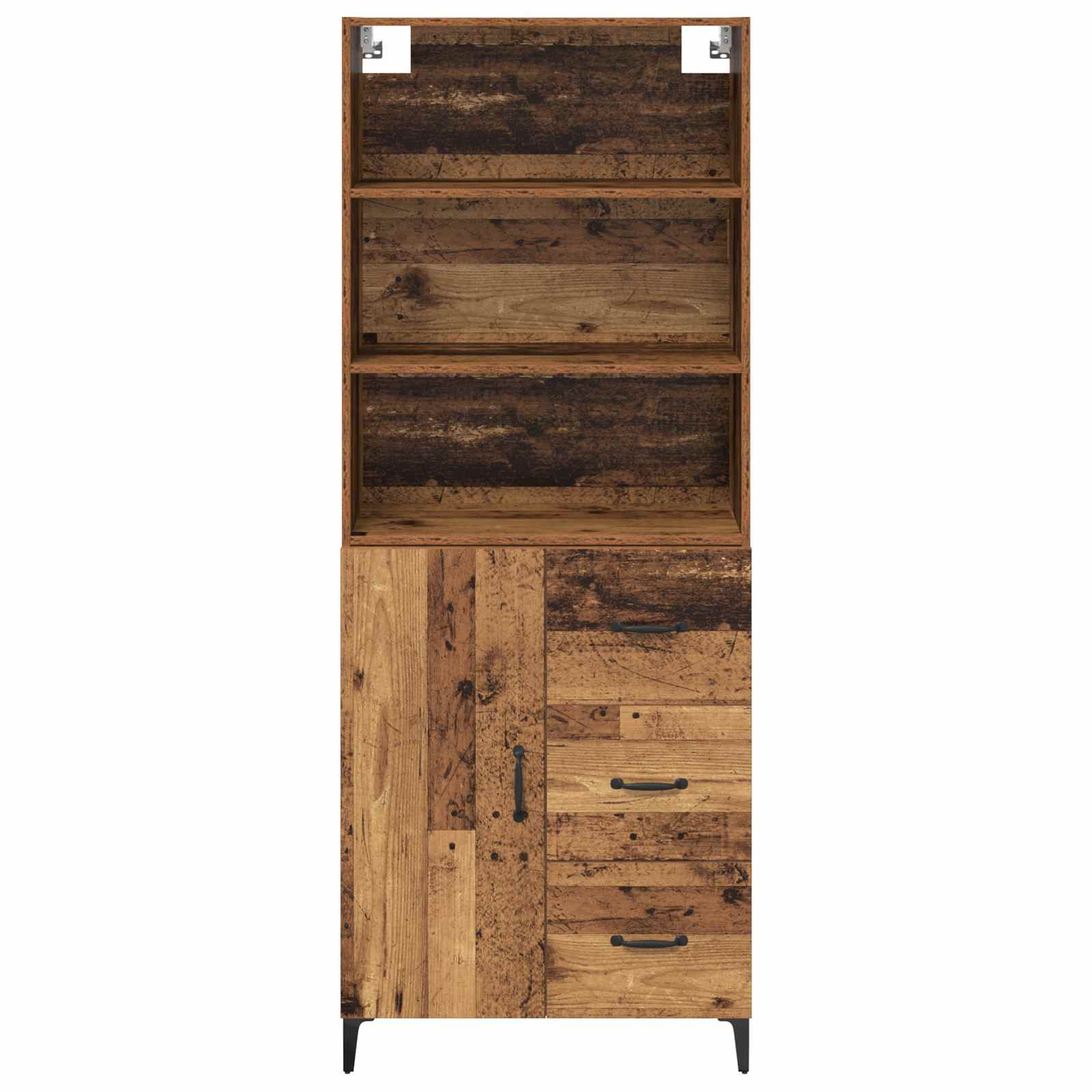 Bufet cu sertar Lemn Vechi 69,5 x 34 x 180 cm Lemn compozit — imaginea 8