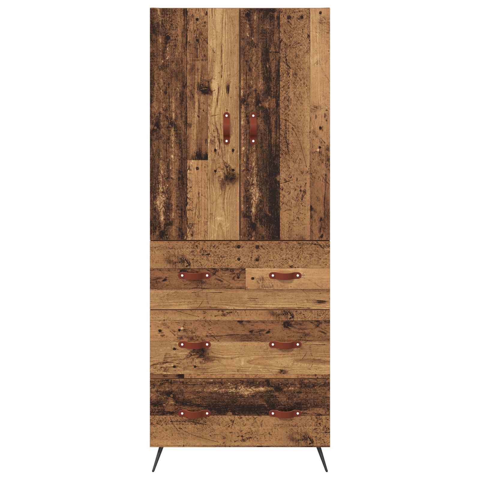 Bufet Pe perete Lemn Vechi 69,5 x 34 x 180 cm Lemn compozit — imaginea 8