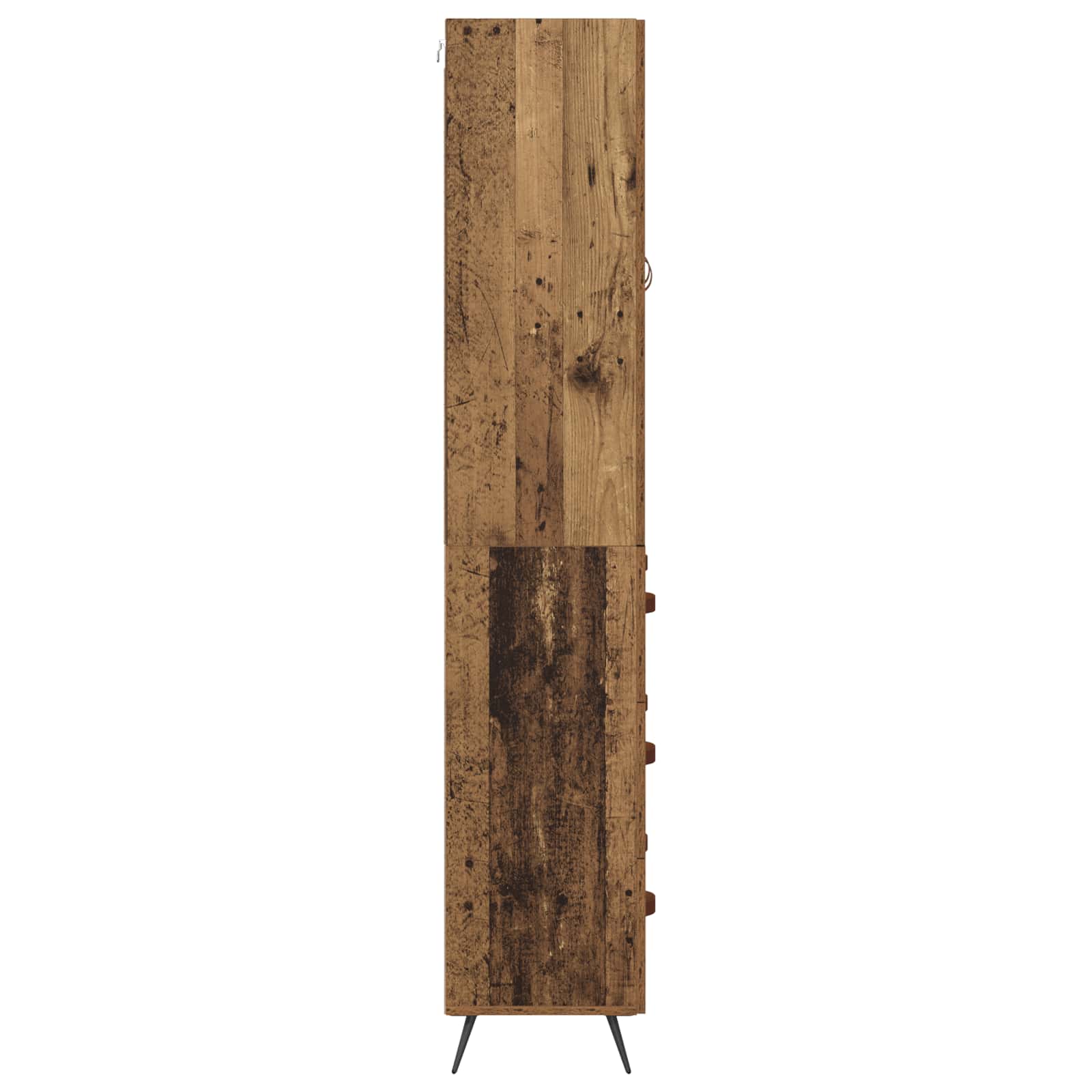 Bufet Pe perete Lemn Vechi 69,5 x 34 x 180 cm Lemn compozit — imaginea 9
