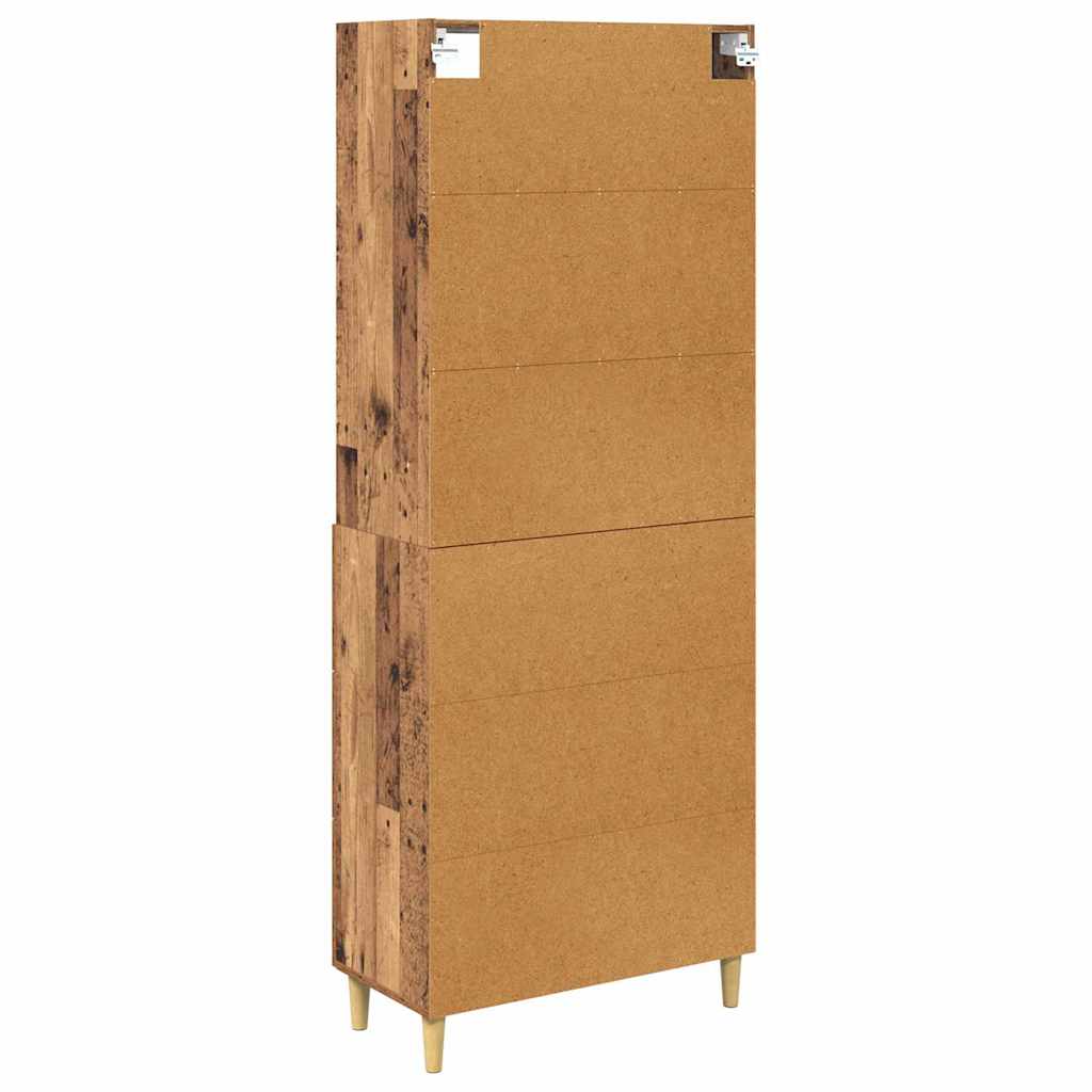 Bufet Pe perete Lemn vechi 69,5 x 34 x 180 cm Lemn compozit — imaginea 3