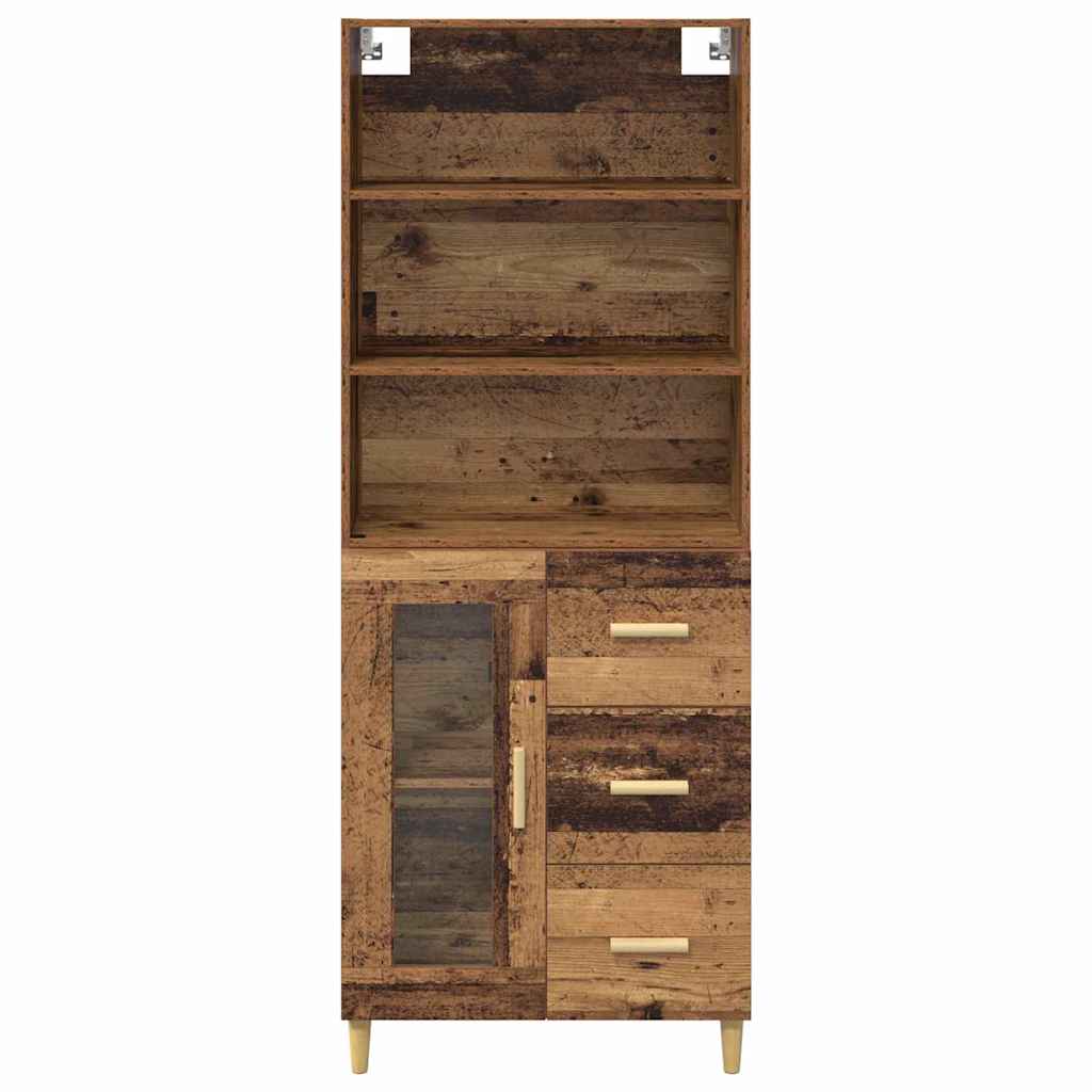 Bufet Pe perete Lemn vechi 69,5 x 34 x 180 cm Lemn compozit — imaginea 9