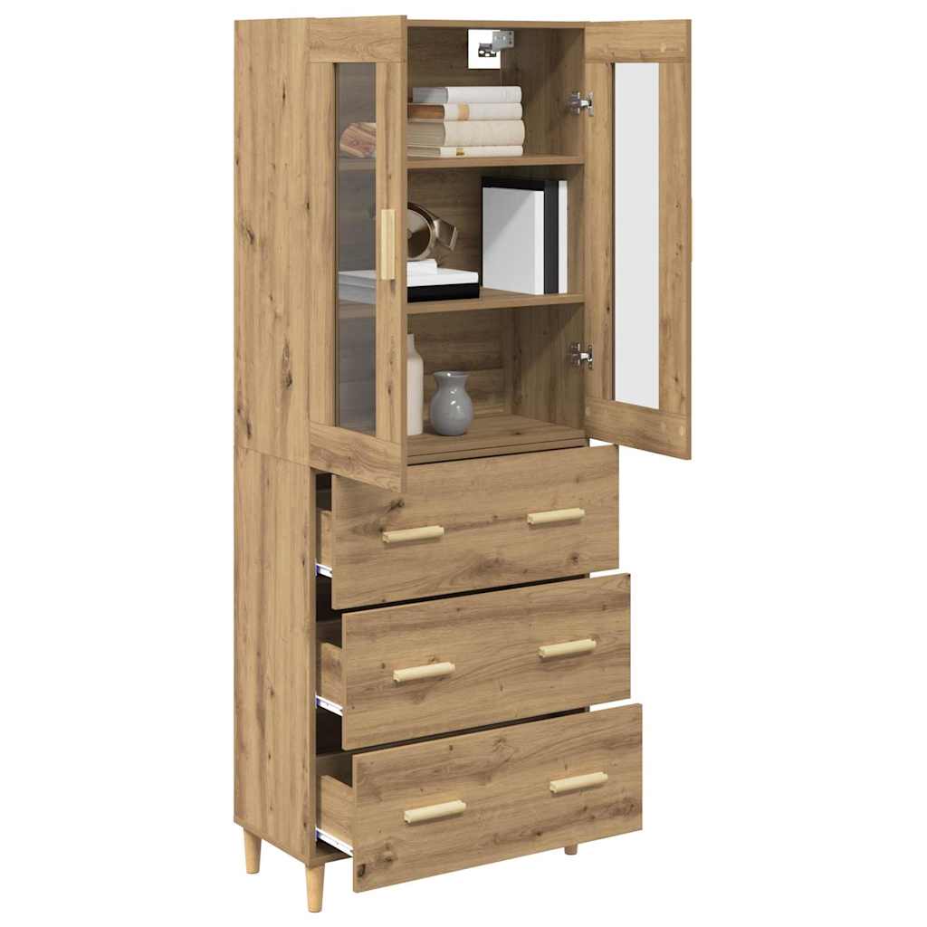 Bufet cu sertar Stejar Artizanal 69,5 x 34 x 180 cm — imaginea 4