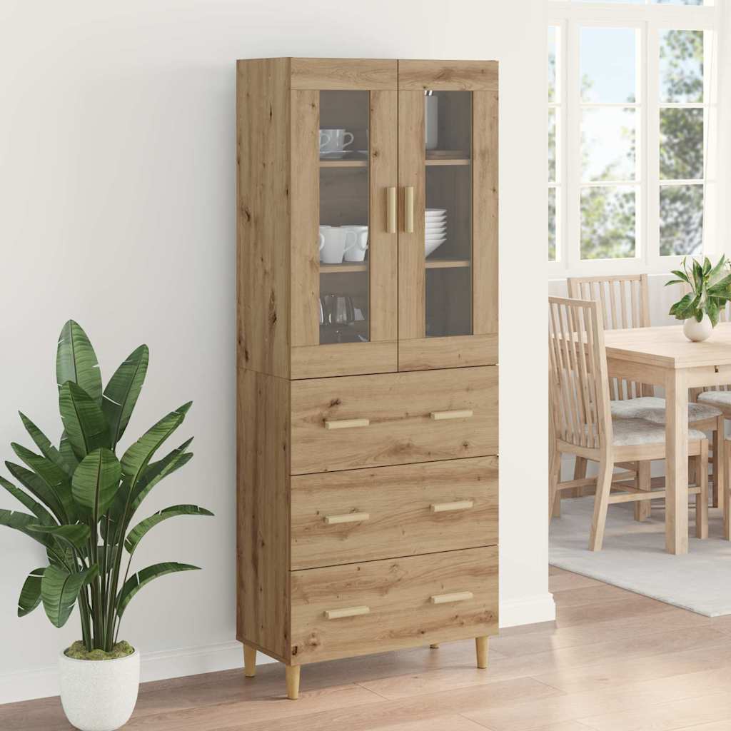 Bufet cu sertar Stejar Artizanal 69,5 x 34 x 180 cm — imaginea 5