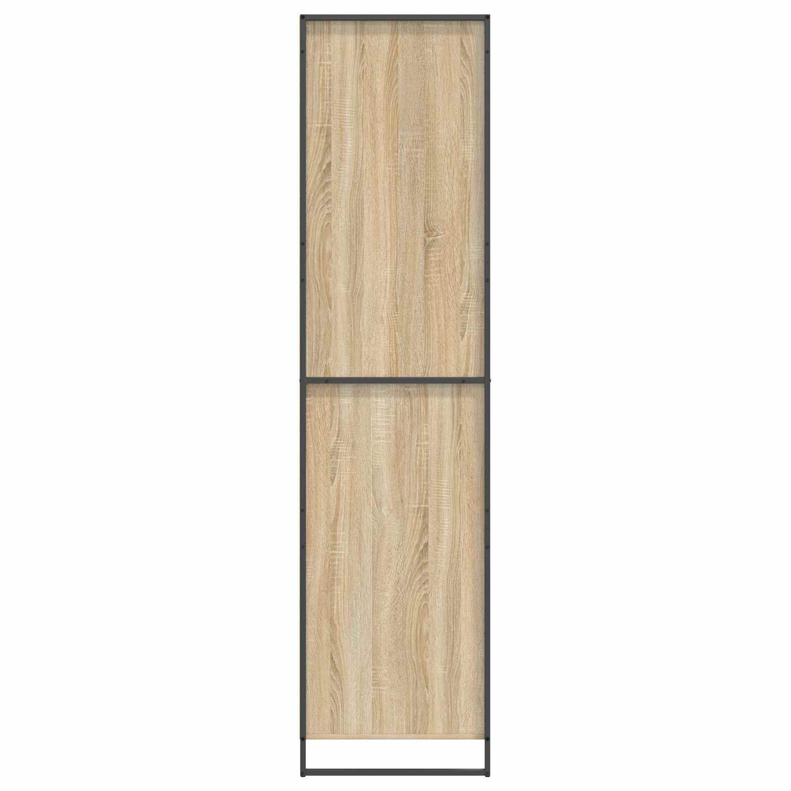 Dressing cu usa 2 pcs Sonoma 50 x 50 x 200 cm Lemn compozit — imaginea 6