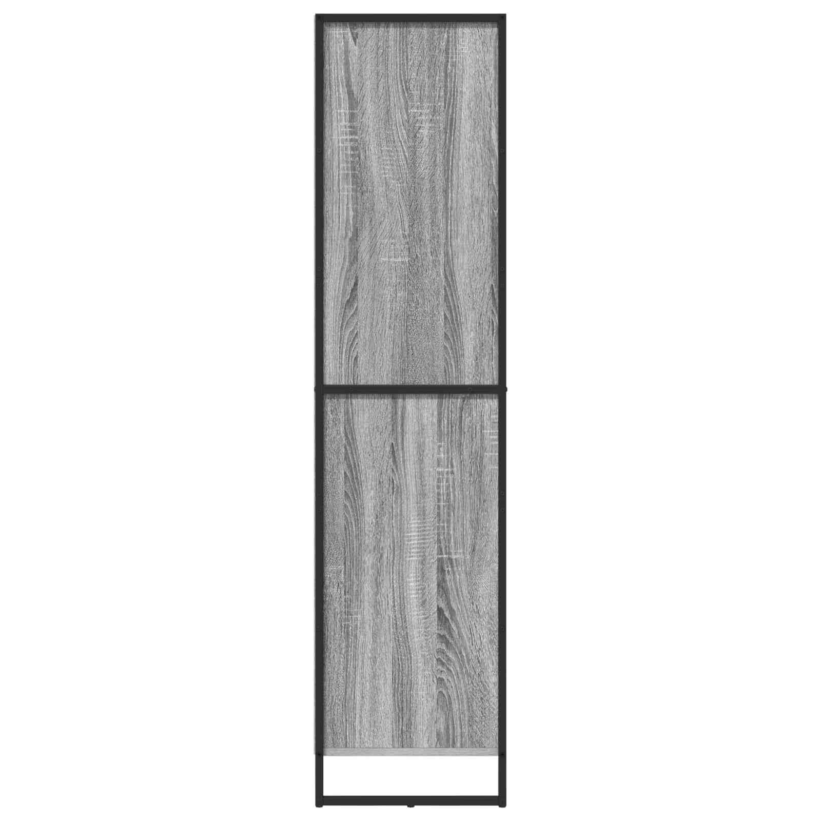 Bufet 2 pcs Gri Sonoma 81 x 36 x 150.5 cm Lemn compozit — imaginea 7